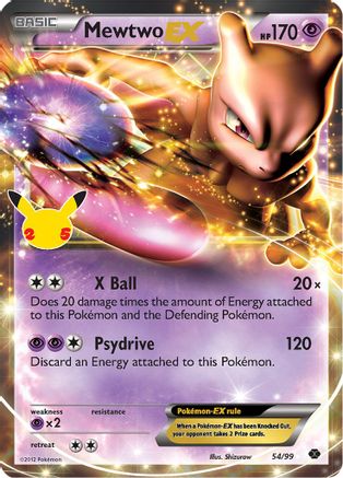 Mewtwo EX (54/99) [Celebrations: 25th Anniversary