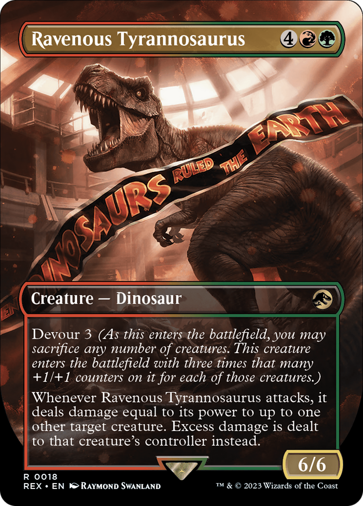 Ravenous Tyrannosaurus (Borderless) [Jurassic World Collection] – Cosmic  Games