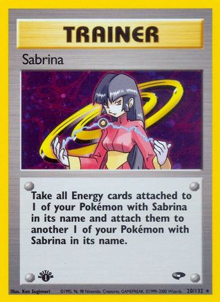 Sabrina (20/132) [Gym Challenge Unlimited] – Cosmic Games