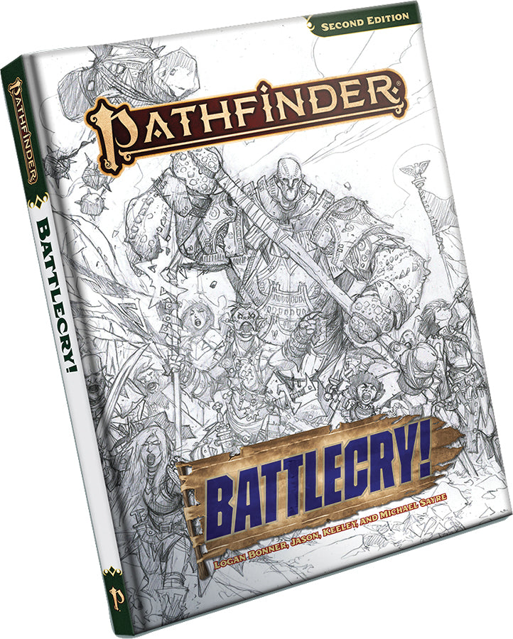 Pathfinder 2e Battlecry! Hardcover (Sketch Cover)