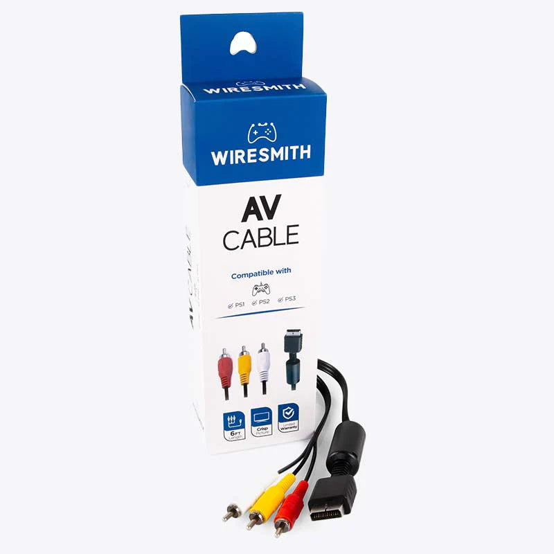 Wiresmith Sony Playstation 1/2/3 Composite AV Cable
