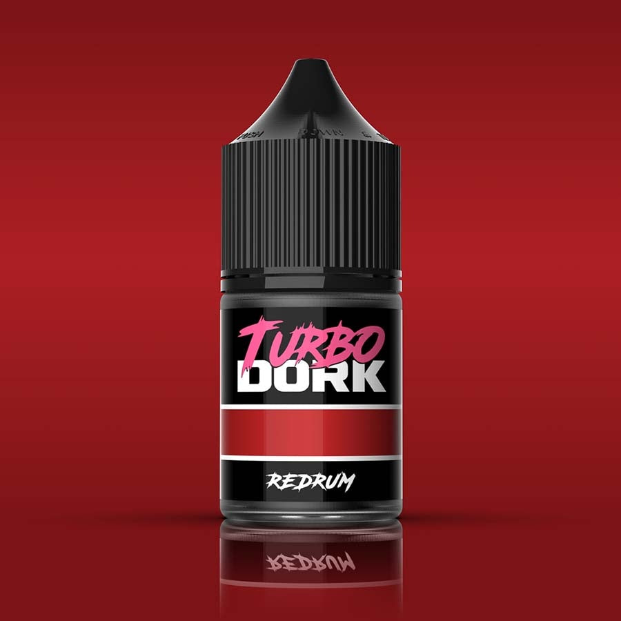 Turbo Dork: Metallics Acrylic Paint: Redrum (22Ml Bottle)