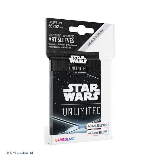 Star Wars: Unlimited - Card Back Black Art Sleeves
