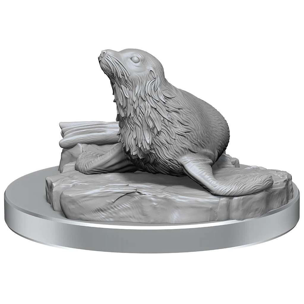 Wizkids Nolzur's Marvelous Miniatures: Locathah & Seal