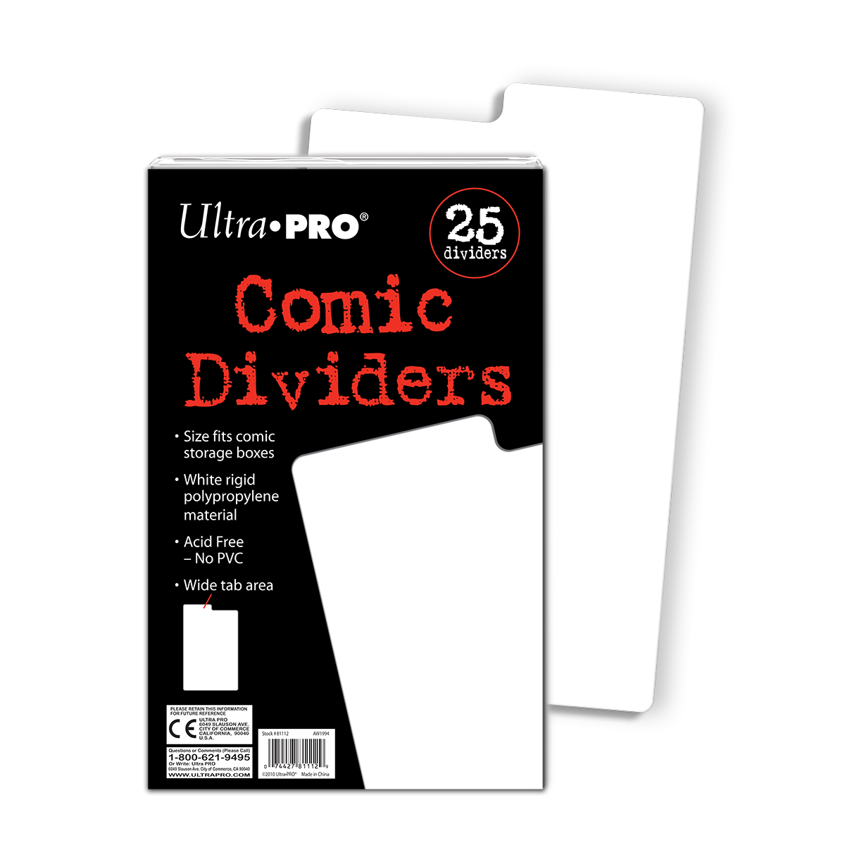 Ultra PRO: Comic Dividers (25ct)