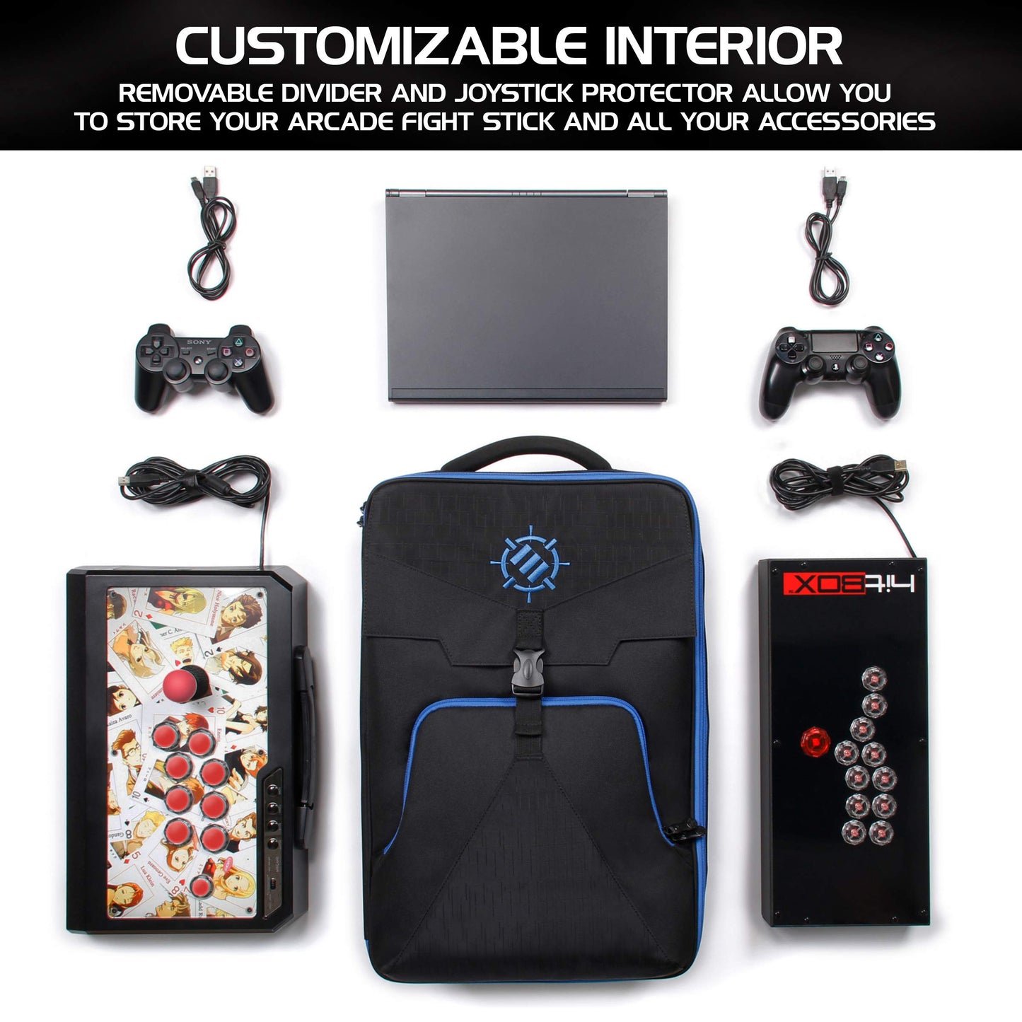 ENHANCE Video Gaming Backpack - Blue