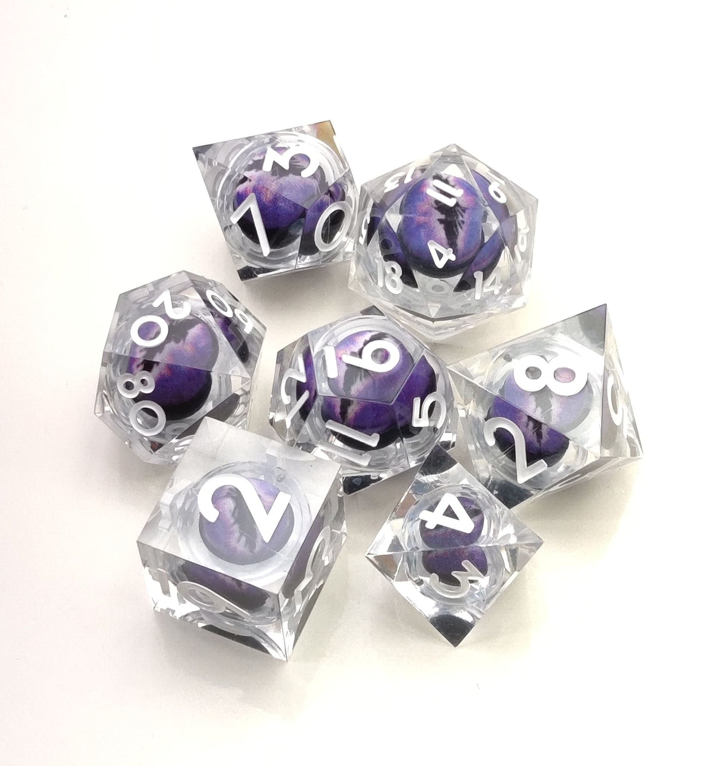 Sharp Edge Moving Eye RPG Dice Set - Infernal Vision