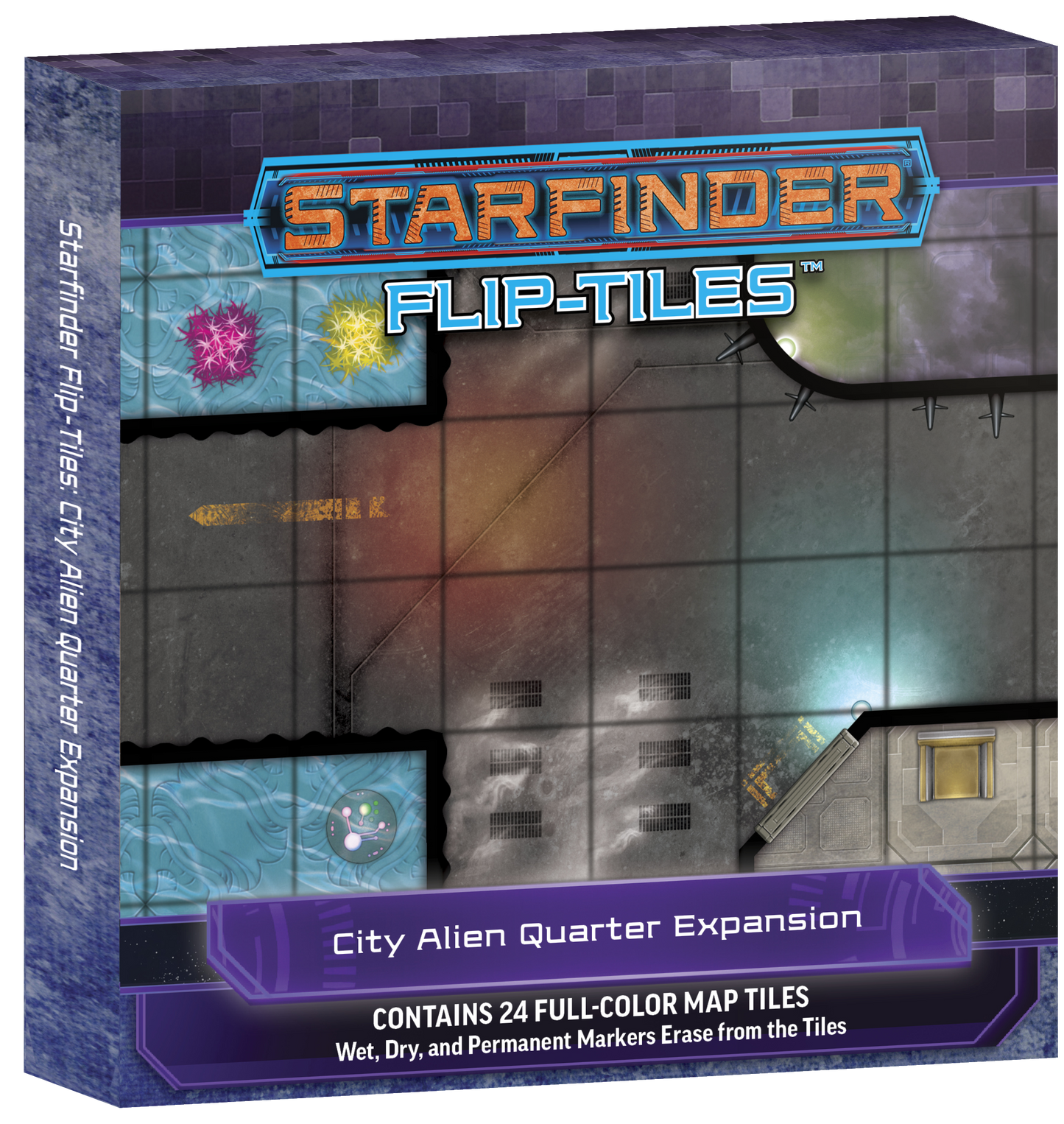 Starfinder Flip-Tiles City Alien Quarter Expansion