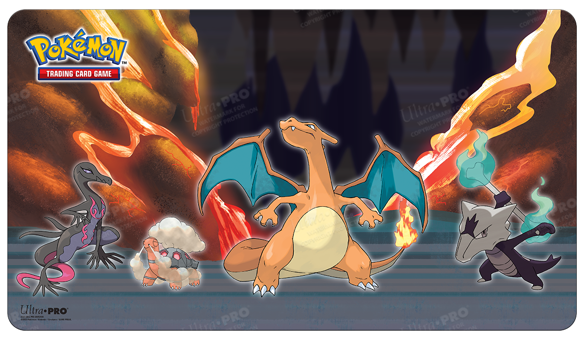 Ultra PRO: Playmat - Pokemon (Charizard, Salazzle, Torkoal, and Alolan