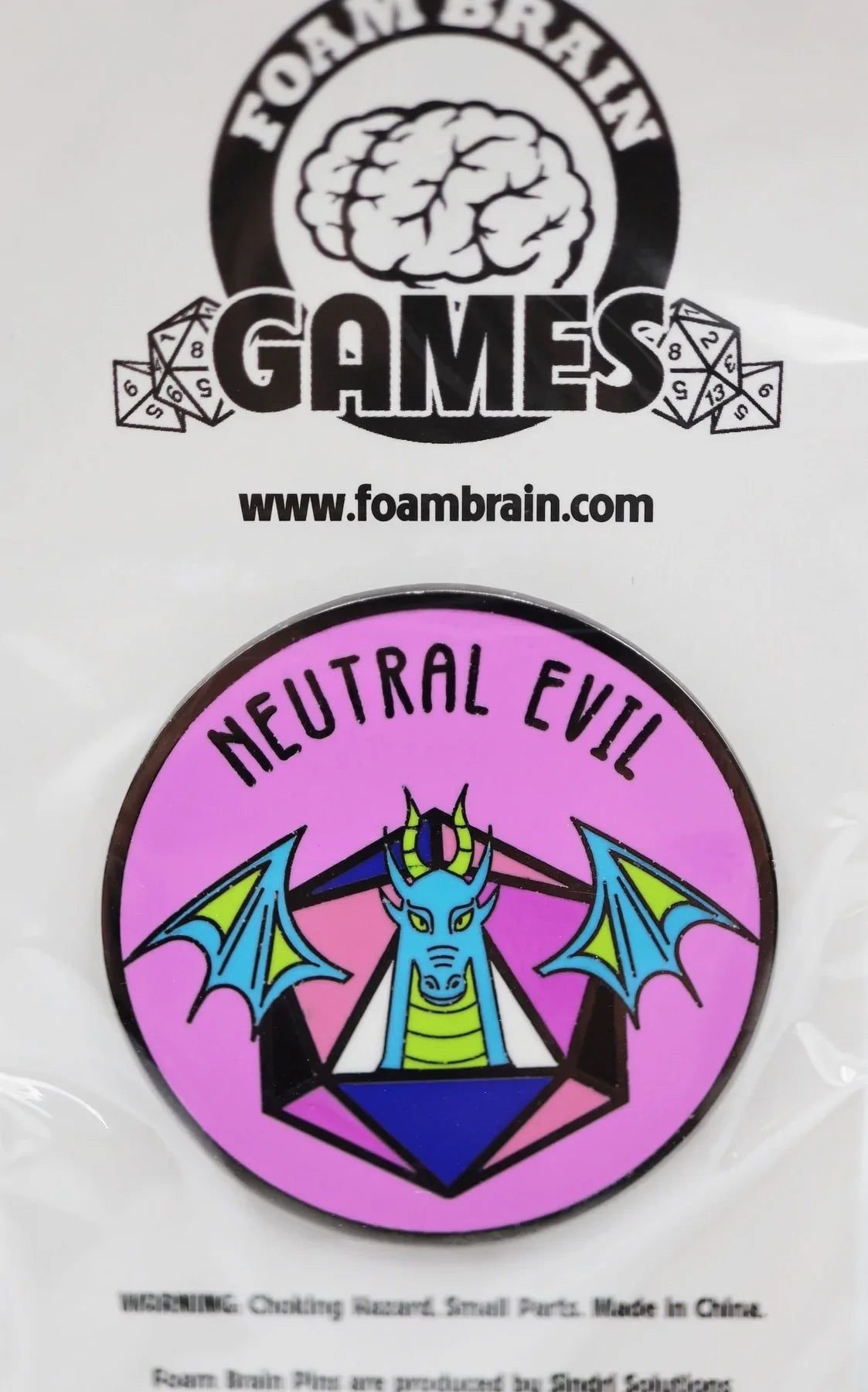 Pride Flag Alignment Pin: Genderfluid - Neutral Evil