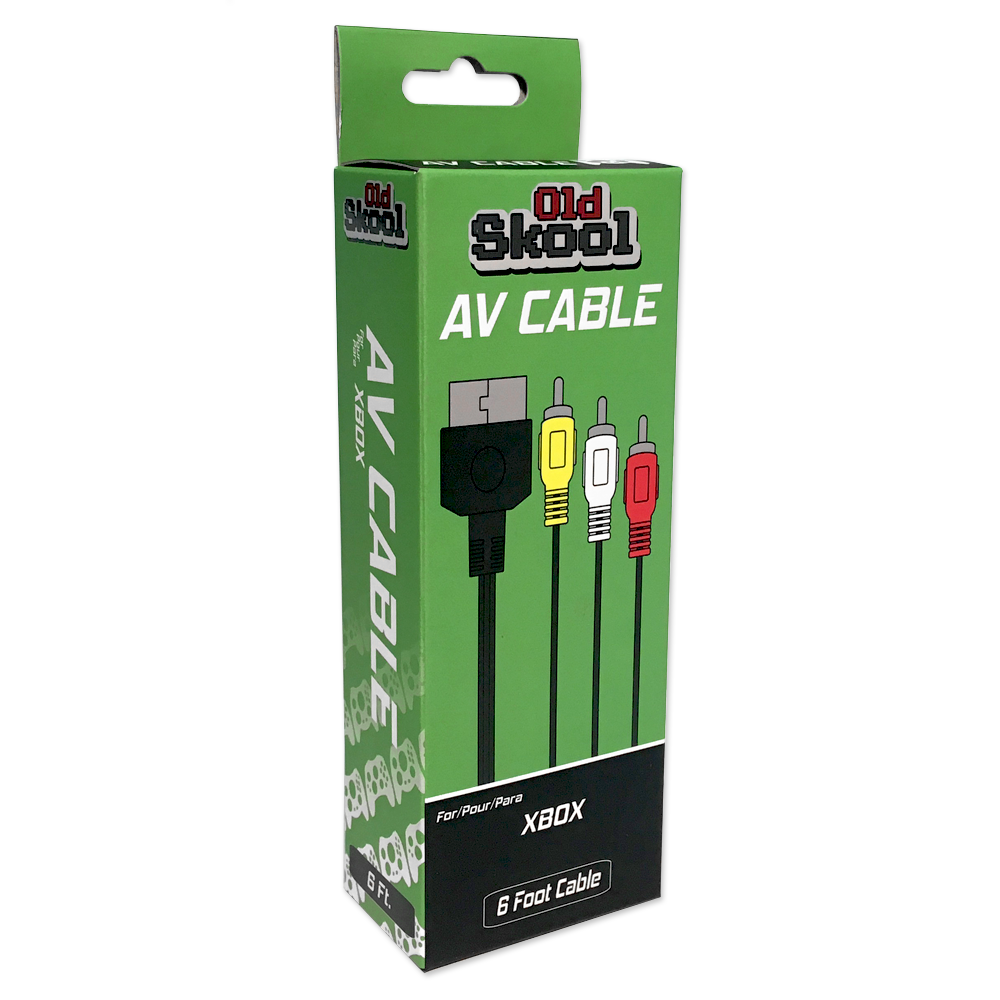 Old Skool Microsoft XBOX AV Cable
