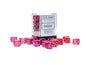 Chessex Luminary: 12MM D6 Gemini Translucent Red Violet/Gold (36)