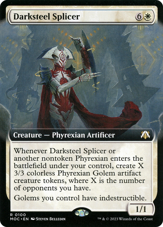 Darksteel Splicer (Extended Art) [March of the Machine Commander]