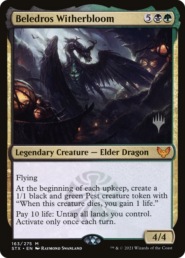 Beledros Witherbloom (Promo Pack) [Strixhaven: School of Mages Promos]
