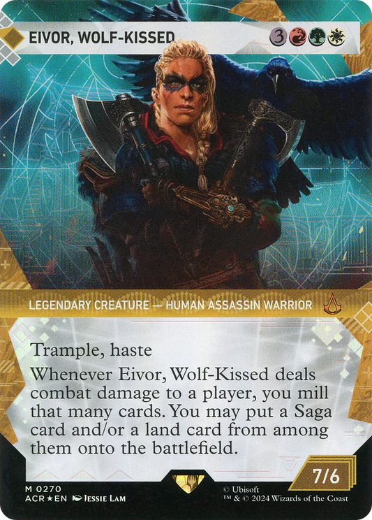 Eivor, Wolf-Kissed (Showcase) (Textured Foil) [Assassin's Creed]
