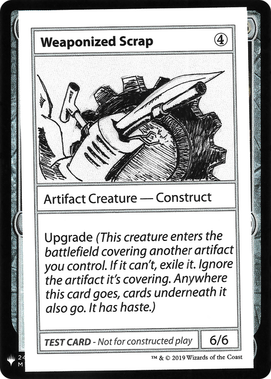 Weaponized Scrap [Mystery Booster Playtest Cards]