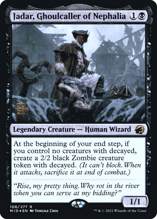 Jadar, Ghoulcaller of Nephalia [Innistrad: Midnight Hunt Prerelease Promos]