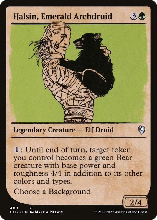 Halsin, Emerald Archdruid (Showcase) [Commander Legends: Battle for Baldur's Gate]