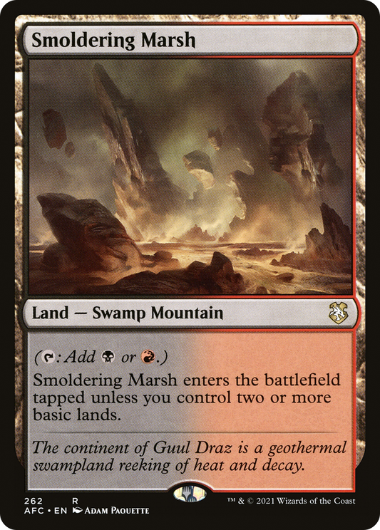 Smoldering Marsh [Dungeons & Dragons: Adventures in the Forgotten Realms Commander]