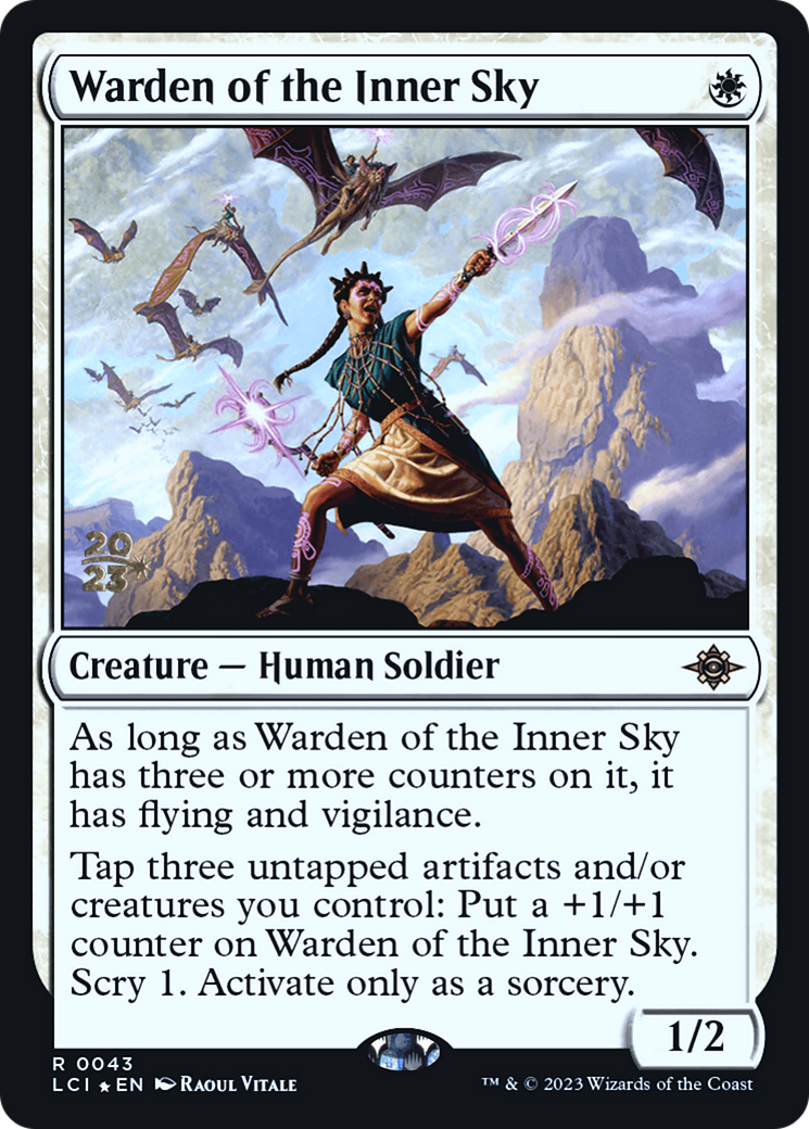 Warden of the Inner Sky [The Lost Caverns of Ixalan Prerelease Cards]
