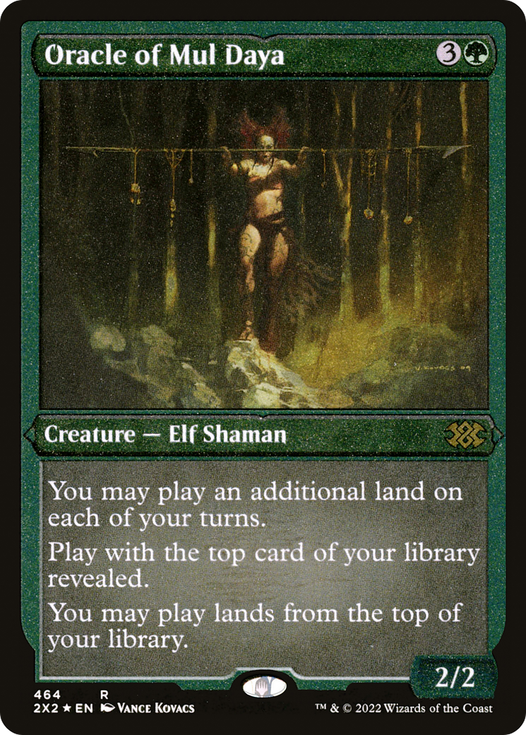 Oracle of Mul Daya (Foil Etched) [Double Masters 2022]