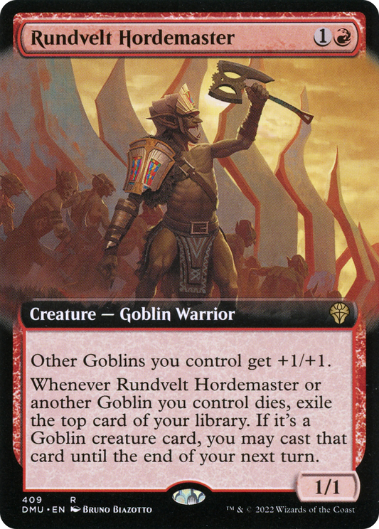 Rundvelt Hordemaster (Extended Art) [Dominaria United]