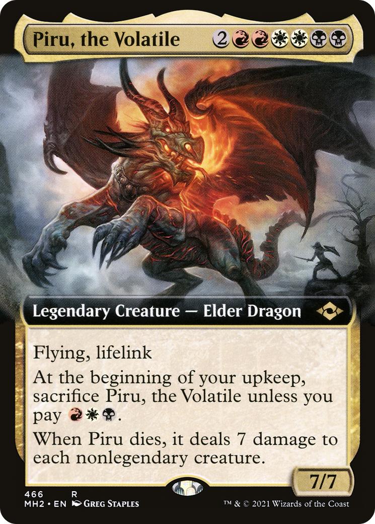 Piru, the Volatile (Extended Art) [Modern Horizons 2]