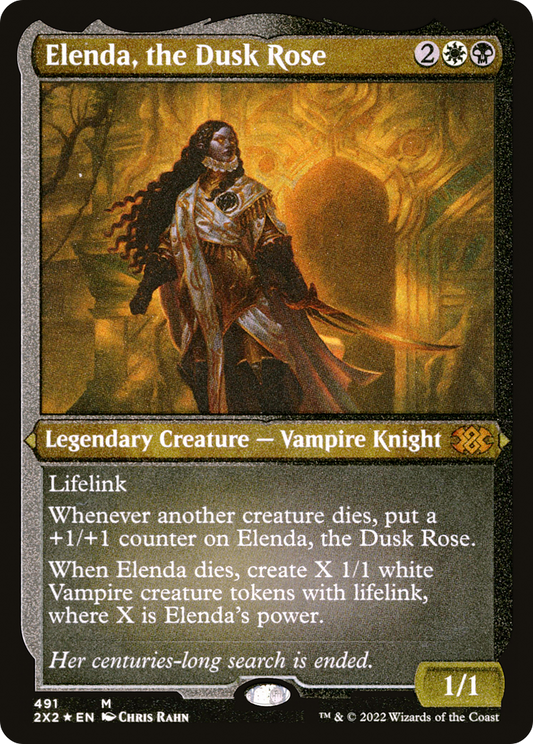 Elenda, the Dusk Rose (Foil Etched) [Double Masters 2022]