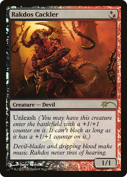Rakdos Cackler [Friday Night Magic 2013]
