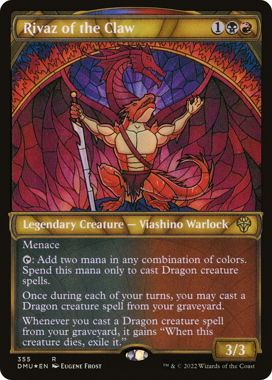 Rivaz of the Claw (Showcase Textured) [Dominaria United]