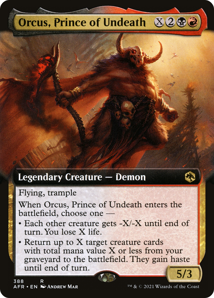 Orcus, Prince of Undeath (Extended Art) [Dungeons & Dragons: Adventures in the Forgotten Realms]