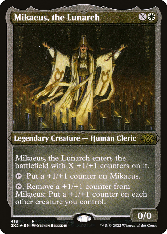 Mikaeus, the Lunarch (Foil Etched) [Double Masters 2022]
