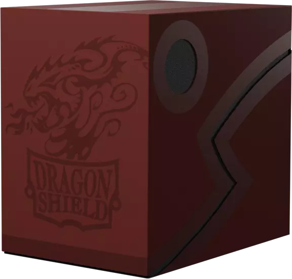 Dragon Shield Double Shell Deck Box Black/Red