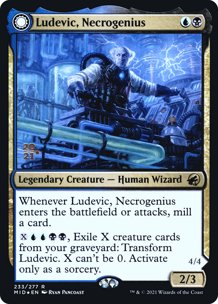 Ludevic, Necrogenius // Olag, Ludevic's Hubris [Innistrad: Midnight Hunt Prerelease Promos]
