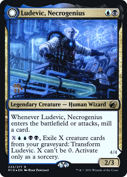 Ludevic, Necrogenius // Olag, Ludevic's Hubris [Innistrad: Midnight Hunt Prerelease Promos]