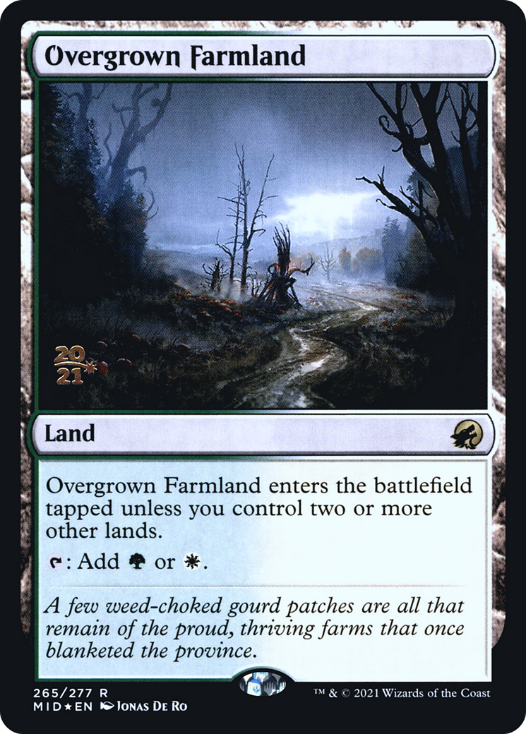 Overgrown Farmland [Innistrad: Midnight Hunt Prerelease Promos]
