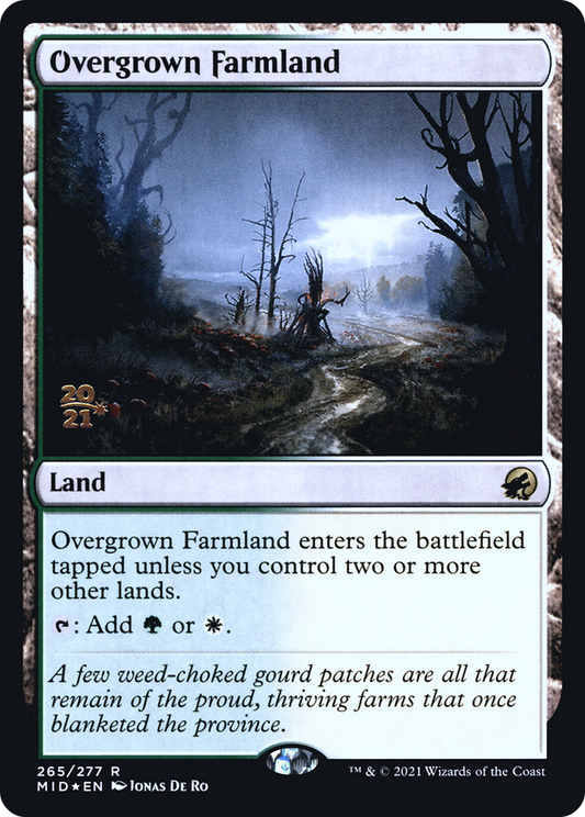 Overgrown Farmland [Innistrad: Midnight Hunt Prerelease Promos]