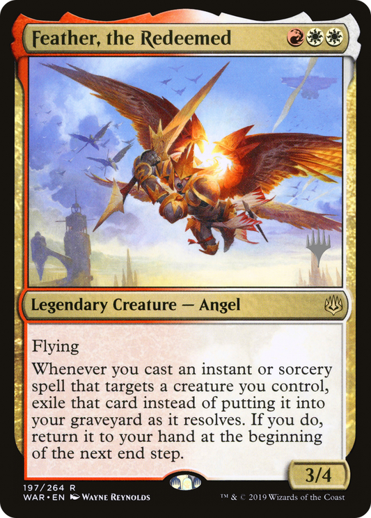 Feather, the Redeemed (Promo Pack) [War of the Spark Promos]