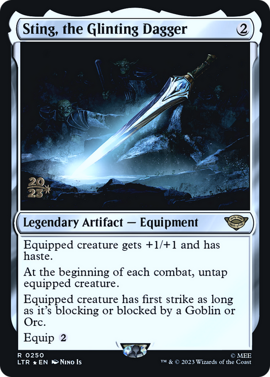 Sting, the Glinting Dagger [The Lord of the Rings: Tales of Middle-Earth Prerelease Promos]