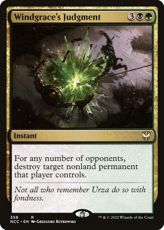 Windgrace's Judgment [Streets of New Capenna Commander]
