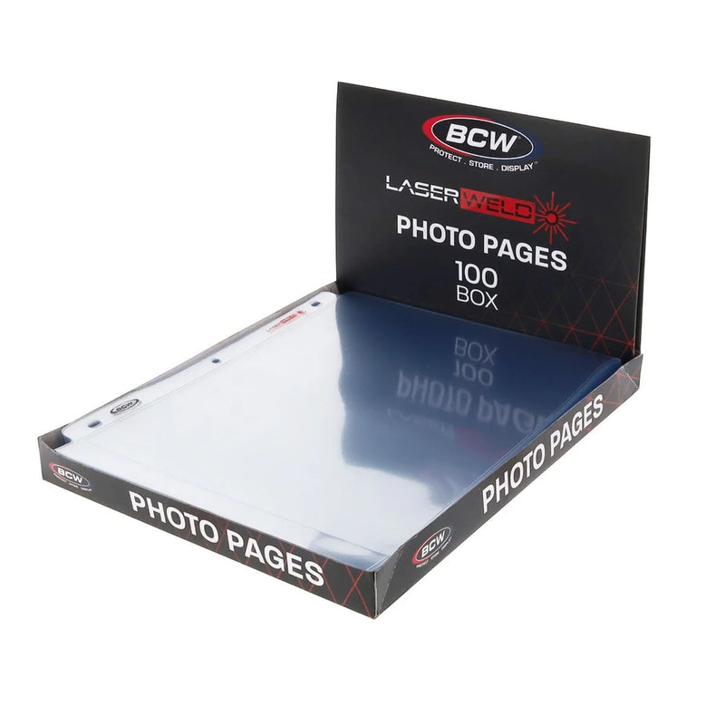 BCW LaserWeld® 8x10 Photo Page (100 CT. Box)