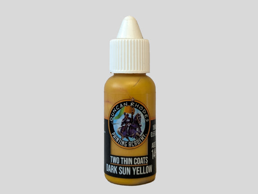 Two Thin Coats - Dark Sun Yellow