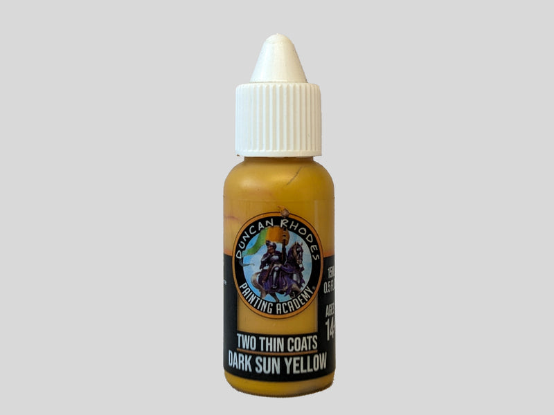 Two Thin Coats - Dark Sun Yellow