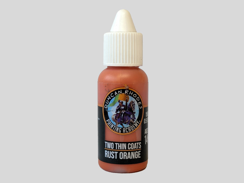 Two Thin Coats - Rust Orange