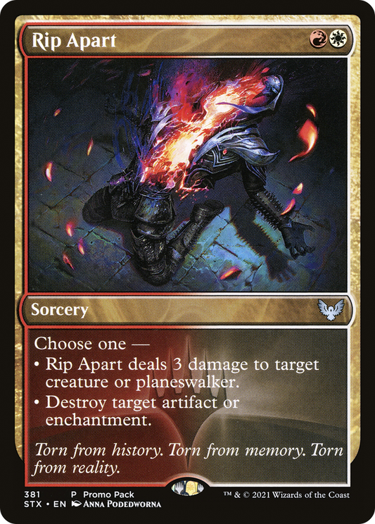 Rip Apart (Promo Pack) [Strixhaven: School of Mages Promos]