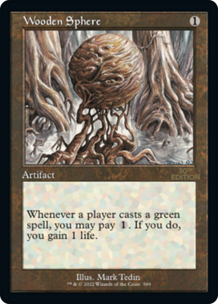 Wooden Sphere (Retro Frame) (30A-569) - 30th Anniversary Edition