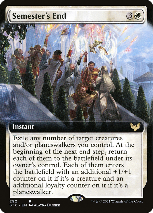 Semester's End (Extended Art) [Strixhaven: School of Mages]