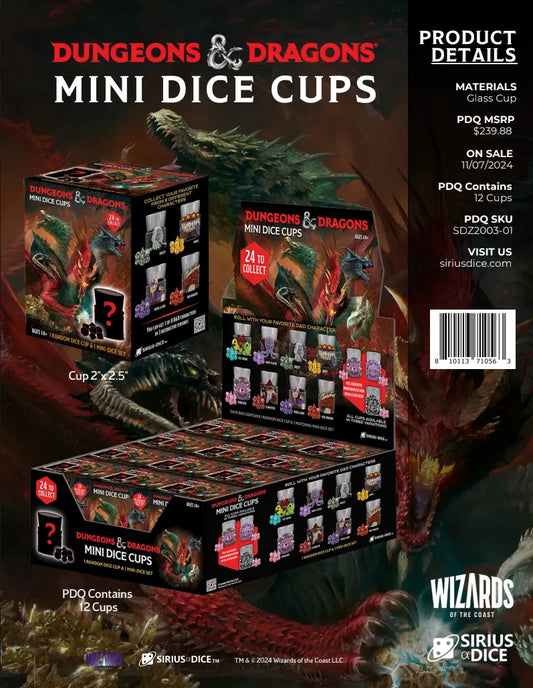 Sirius Dice: D&D Mini Dice Cups Blind Box