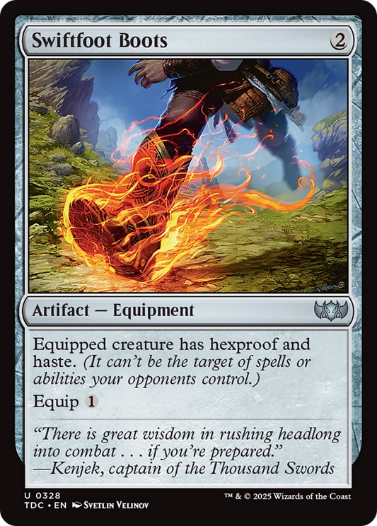 Swiftfoot Boots [Tarkir: Dragonstorm Commander]