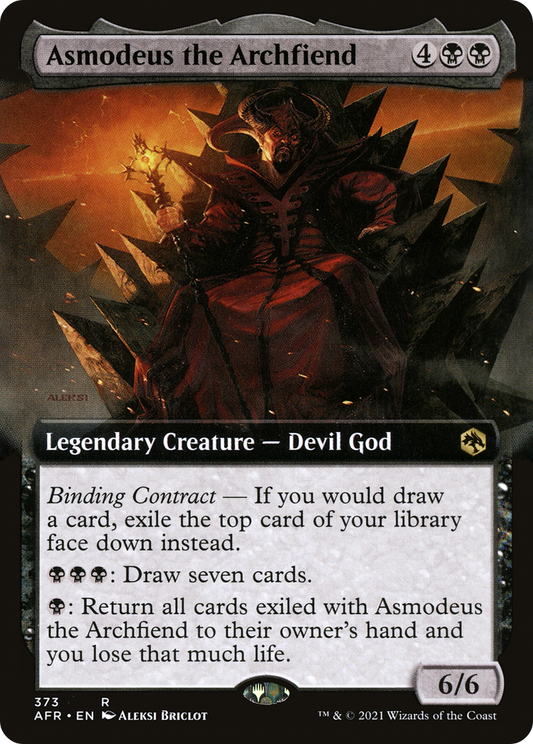 Asmodeus the Archfiend (Extended Art) [Dungeons & Dragons: Adventures in the Forgotten Realms]